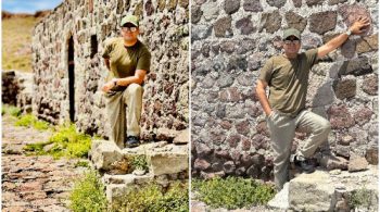 نمای بیرونی کاروانسرای پیچ بن