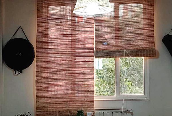 پرده حصیری برای داخل اتاق