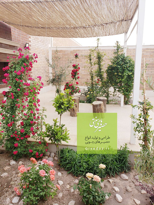 حصیر برای سقف الاچیق