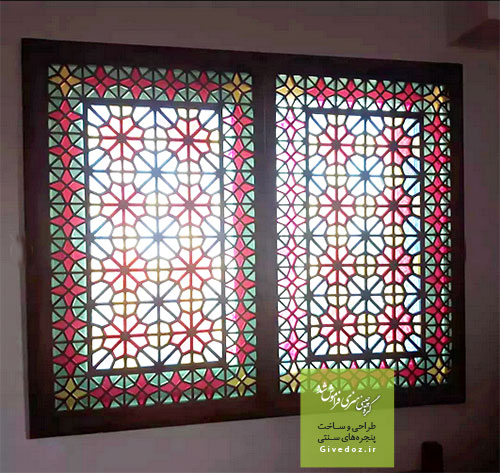 پنجره های گره چینی