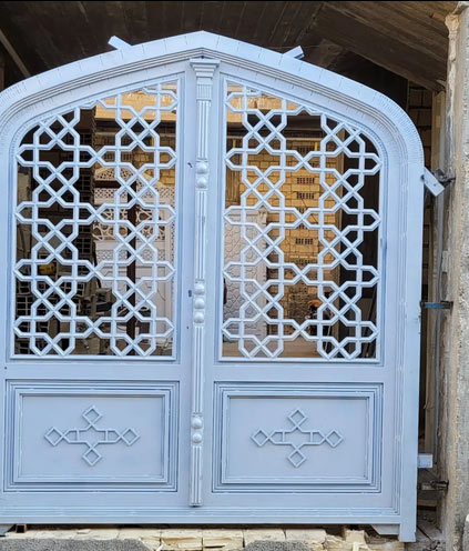در و پنجره آهنی ساده گره چینی