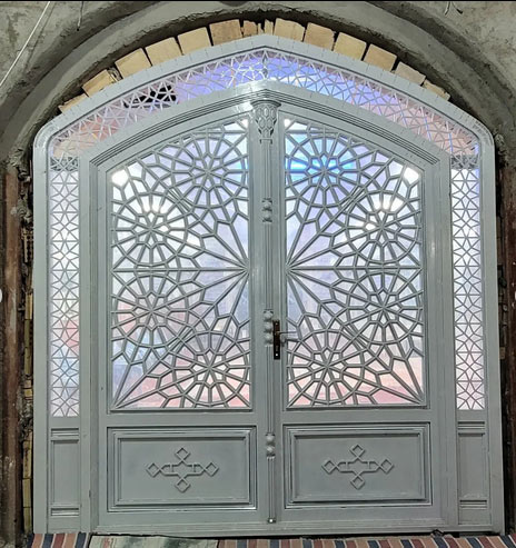 در و پنجره آهنی جدید گره چینی
