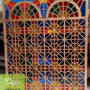 خرید پنجره گره چینی چوبی