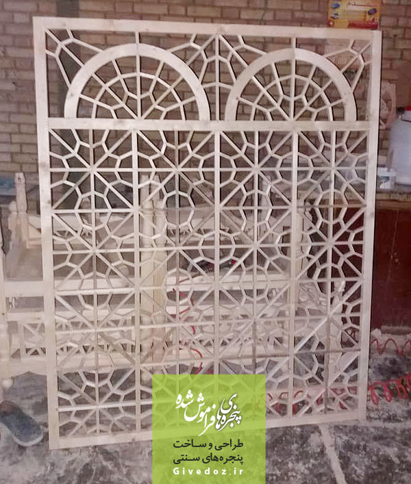 ساخت پنجره بازشو گره چینی