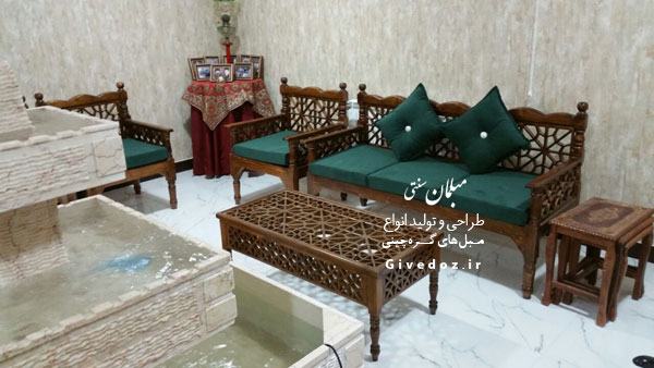 قیمت مبل سنتی گره چینی