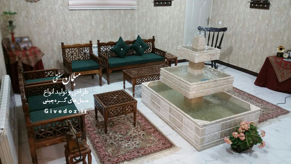 مبلمان سنتی گره چینی