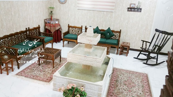 مبل راحتی سنتی گره چینی