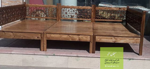 مدل تخت سنتی گره چینی بزرگ