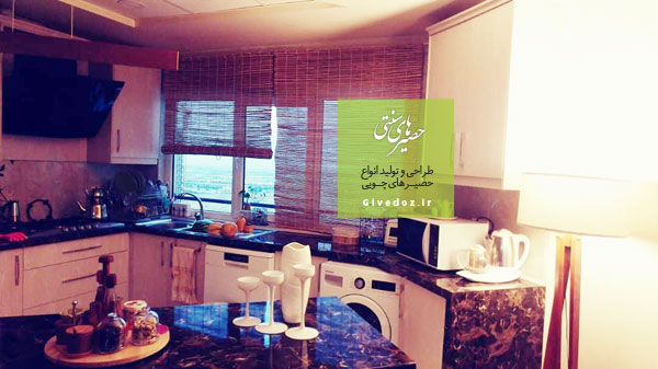 کرکره حصیری چوبی