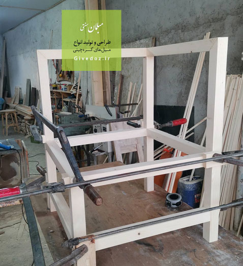 مبل سنتی طرح گره چینی