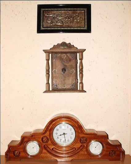قیمت ساعت رومیزی سلطنتی چوبی