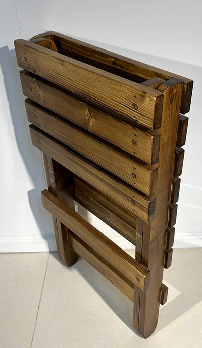 صندلی استخری چوبی
