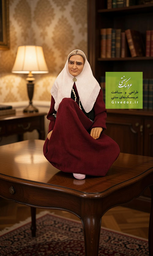 خرید آنلاین مجسمه پیرمرد و پیرزن سنتی نوروزی یلدایی