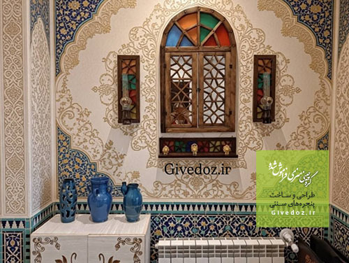 پنجره گره چینی دکوری