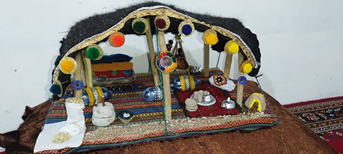 ماکت سیاه چادر قشقایی