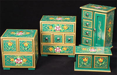 جعبه چوبی دست ساز برای دکوراسیون اتاق