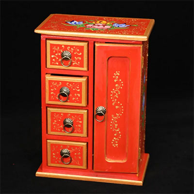 جعبه چوبی هنری برای هدیه روز عشق